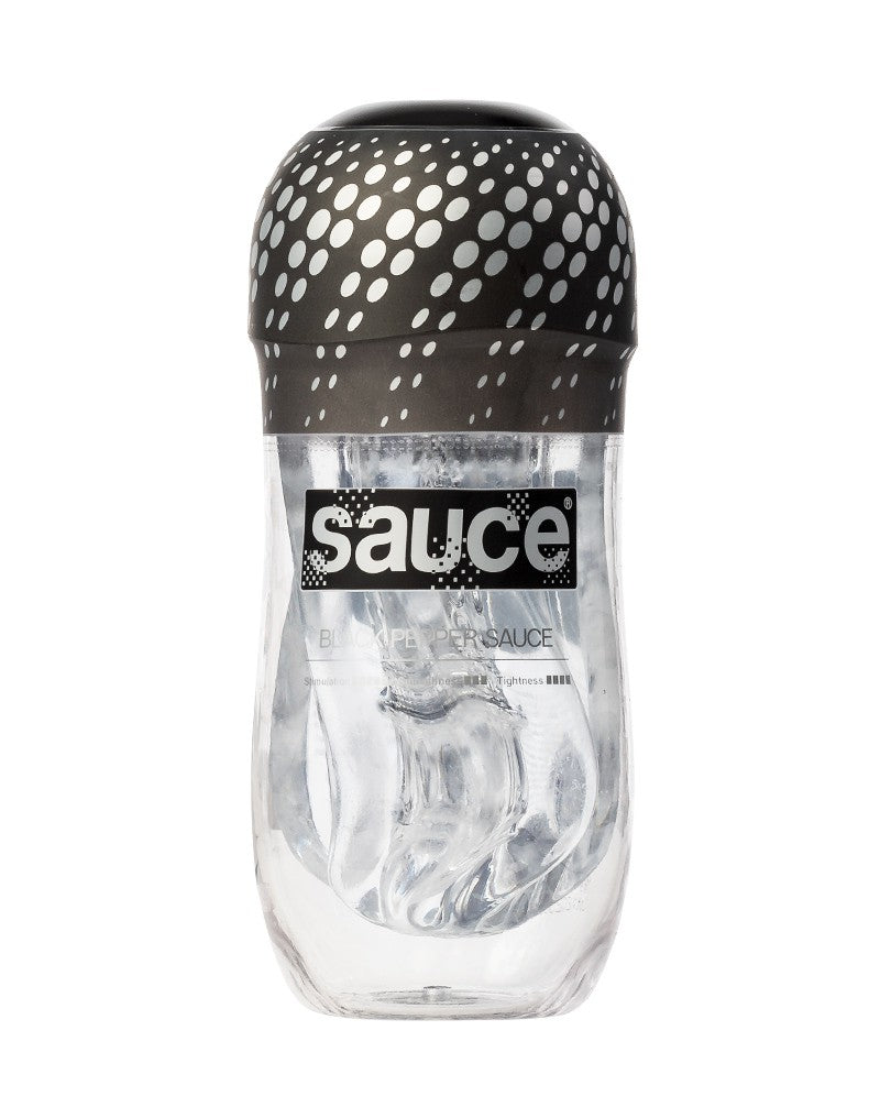 1: Sauce - Black Pepper Sauce Cup - Masturbator-Hülle - Transparent