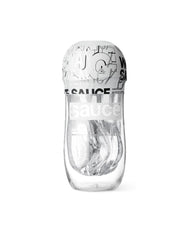 Sauce - Extra Sauce - Elektronischer Masturbator mit weißem Saucenbecher - Weiß