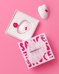 SAUCE - Sweeeheart - Klitorisvibrator - Weiß & Rosa