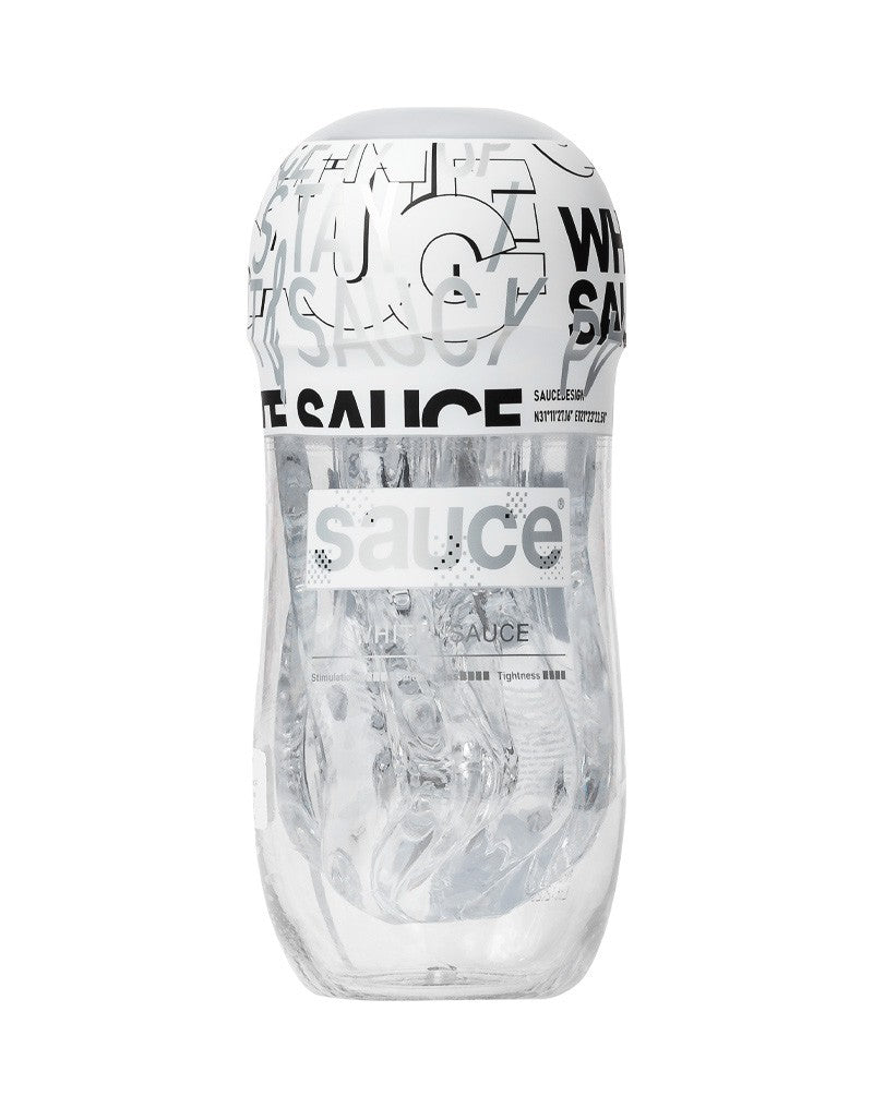 1: Sauce - White Sauce Cup - Masturbator-Hülle - Transparent