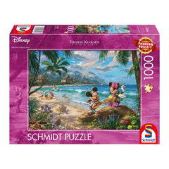 Puzzle Disney Mickey & Minnie in Hawaii, 1000 Teile