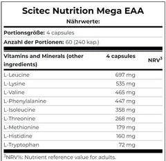 Scitec Mega EAA 240 Kapseln