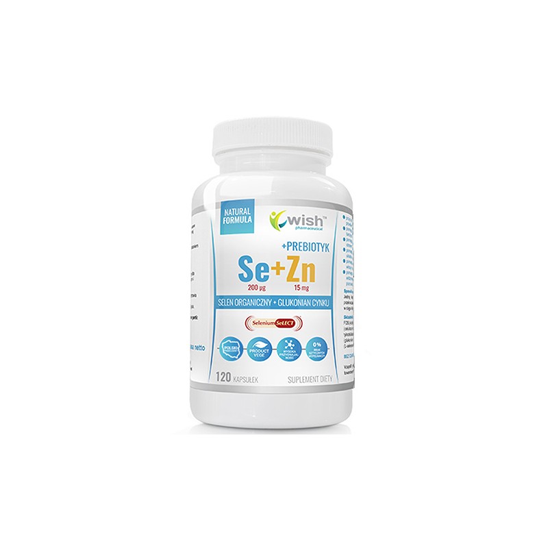 SE + ZN + Prebiotyk - 120caps. Selen Zink