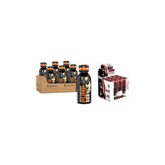 SHAABOOM PUMP Juice SHOT - 120ml - Orange Citrus x12 + Mad Kong - 80ml - Mango Passionfruit x12 GRATIS