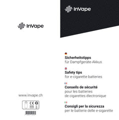 InVape Sicherheitstipps Akkus Flyer