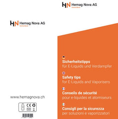 Hemag Nova Sicherheitstipps Liquids & Verdampfer Flyer
