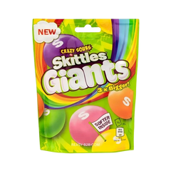 Skittles Giants Crazy Sours - 3x Bigger 132g