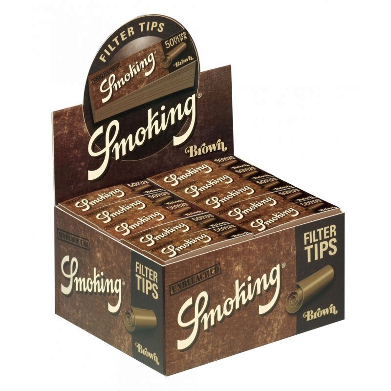 Smoking - Filtertips - Brown - Box - 50 x 33 Stück