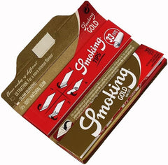 Smoking - Kingsize + Tips - Gold - Box - 24 x 33 Stück
