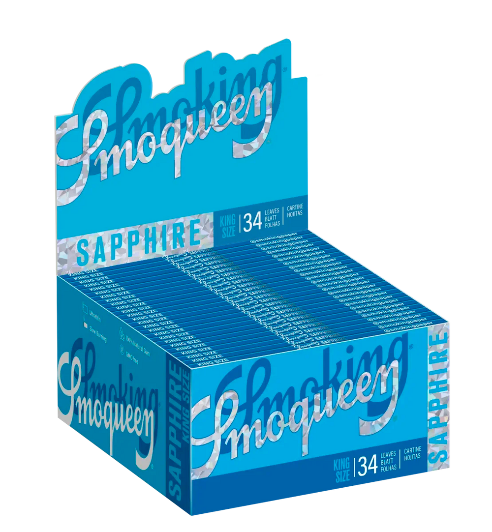 Smoking - Smoqueen - Kingsize - Sapphire - Box - 50 x 34 Stück