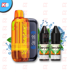 SnapVape Starter Kit | Akkuträger + Leerpod + 2x E-Liquid Fresh Mint (20mg/ml)