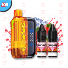 SnapVape Starter Kit | Akkuträger + Leerpod + 2x E-Liquid Strawberry Ice (20mg/ml)