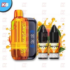 SnapVape Starter Kit | Akkuträger + Leerpod + 2x E-Liquid Triple Mango (20mg/ml)