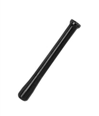 Schnupfrohr Metall, schwarz, 65mm