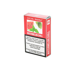 10 x Social Smoke Watermelon Chill 50g