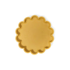 SOINA Silikonteller Eden mit Saugnapf, ocre