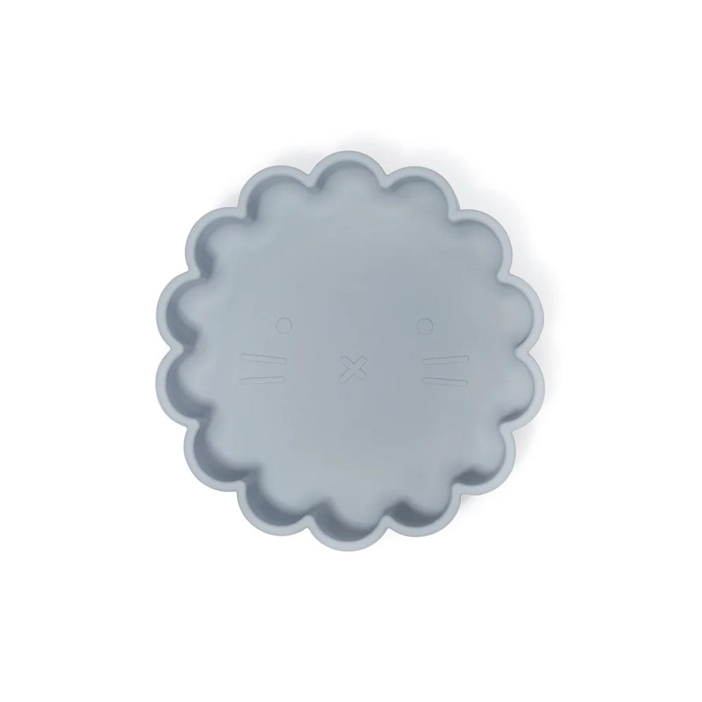 SOINA Silikonteller Eden mit Saugnapf, pearl grey