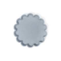SOINA Silikonteller Eden mit Saugnapf, pearl grey