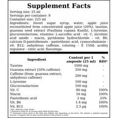 Extreme Speed Shot SAFT Glasampulle - 25ml x9