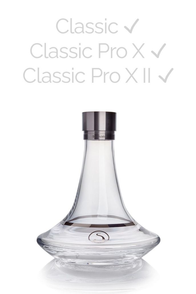 Steamulation Pro X II + III Bowl Clear mit Verschluss