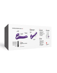 Strap-On-Me – Biegsamer Strap-On-Vibrator mit Fernbedienung Größe L – Violett