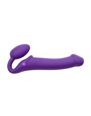 Strap-On-Me – Biegsamer Strap-On-Vibrator mit Fernbedienung Größe L – Violett