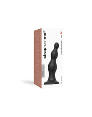 2: Strap-On-Me - Dildo Plug Beads Größe L - Schwarz