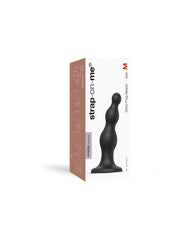 Strap-On-Me - Dildo Plug Beads Größe M - Schwarz