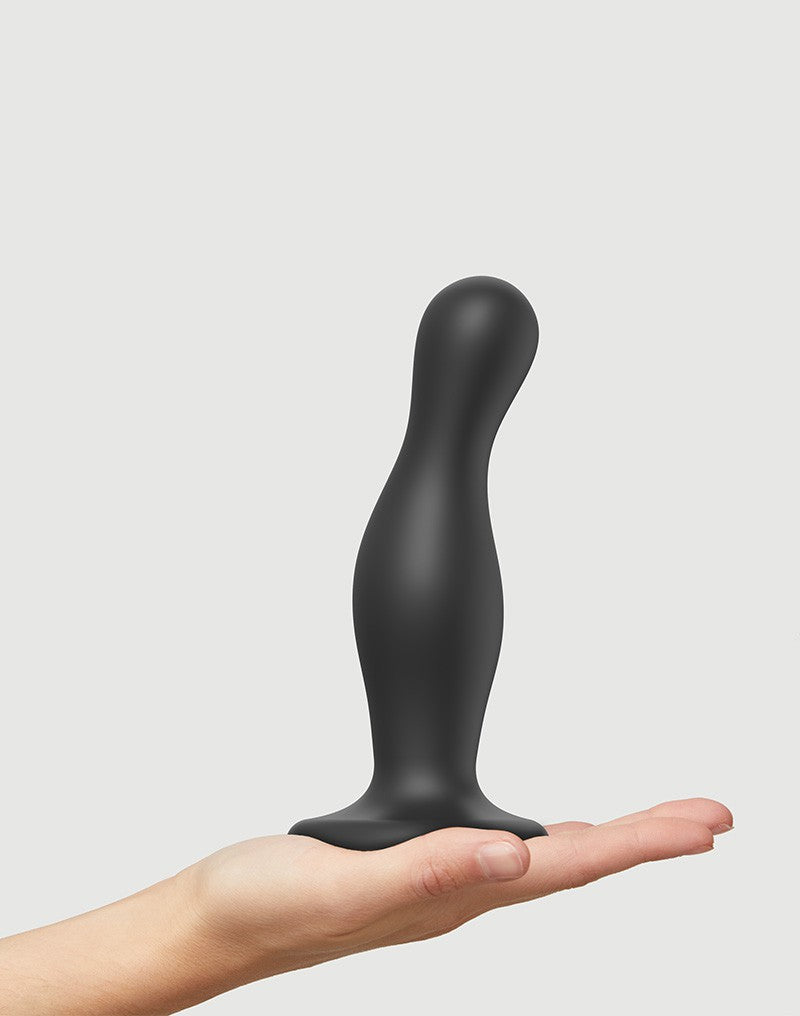Strap-On-Me - Dildo Plug Curvy Größe L - Schwarz