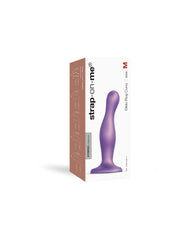 Strap-On-Me - Dildo Plug Curvy Größe M - Metallic Lila