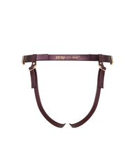 3: Strap-On-Me - Harnais Simili Generous - Aubergine