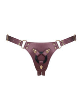 1: Strap-On-Me - Harnais Simili Generous - Aubergine