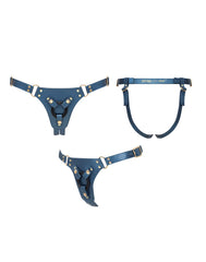 Strap-On-Me - Harnais Simili Generous - Blau