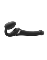 Strap-On-Me - Multi Orgasm - Strap-On Vibrator mit Leckstimulator Größe S - Schwarz