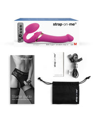 Strap-On-Me - Multi Orgasm - Strap-On Vibrator mit Leckstimulator Größe S - Rosa