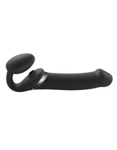 Strap-On-Me - Multi Orgasm - Strap-On Vibrator mit Leckstimulator Größe XL - Schwarz