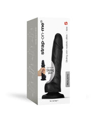 Strap-On-Me - Realistischer Sliding Skin Dildo Größe S - Schwarz