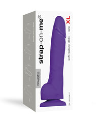 2: Strap-On-Me Soft Realistic Dildo Purple Size XL