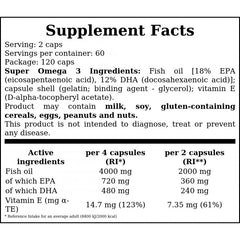 Super Omega-3 - 120caps.