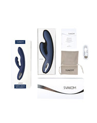SVAKOM - Aylin - Rabbit-Vibrator mit pulsierender Spitze - Blau