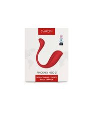 SVAKOM - Phoenix Neo 2 - Interaktiver Bullet-Vibrator mit App-Steuerung - Rot