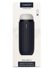 SVAKOM - Sam Neo 2 Connexion Series - Interactive Masturbator- Blau