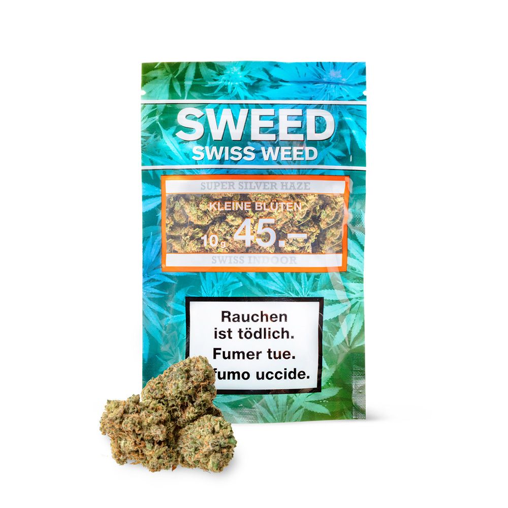 SWEED Silver Haze CBD Hanf Blüten 10g (Standard Qualität)