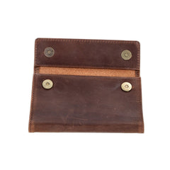 OHIA Drehertasche, echt Leder, braun