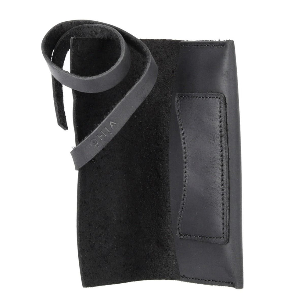 OHIA Tabaktasche Totem, echt Leder, schwarz