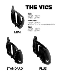 The Vice - Keuschheitskäfig Plus - Schwarz
