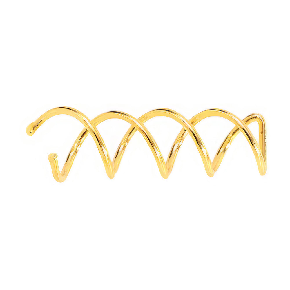 Twister Dutt Spiral Haarnadel, 5er-Set, gold