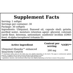 Ubiquinol 200mg - 30softgels