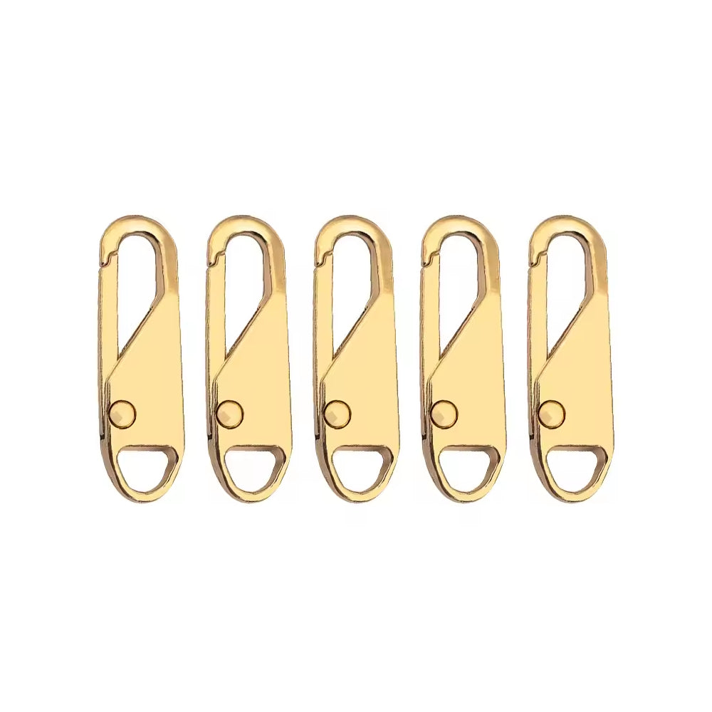 Universa Zipper Öse X1, 5er-Set, gold