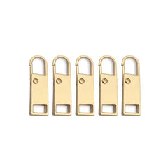 Universa Zipper Öse X2, 5er-Set, gold